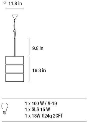 Iris polycarbonate/ Pendant